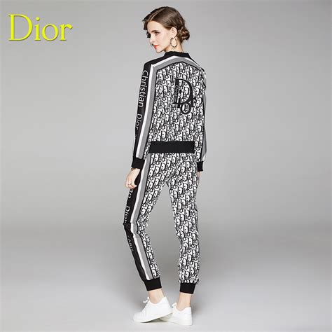 dior print suit|dior jogging suit.